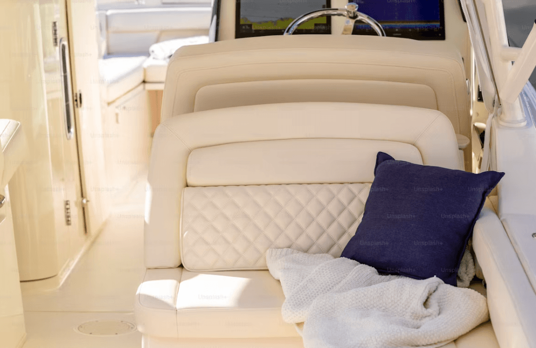 Marine-Grade Boat Upholstery — Dubai luxury furnishing