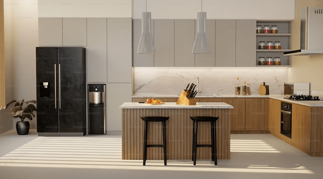 Luxury custom kitchen cabinets in Dubai