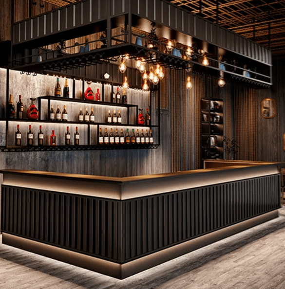 Custom bar counter furniture in Dubai