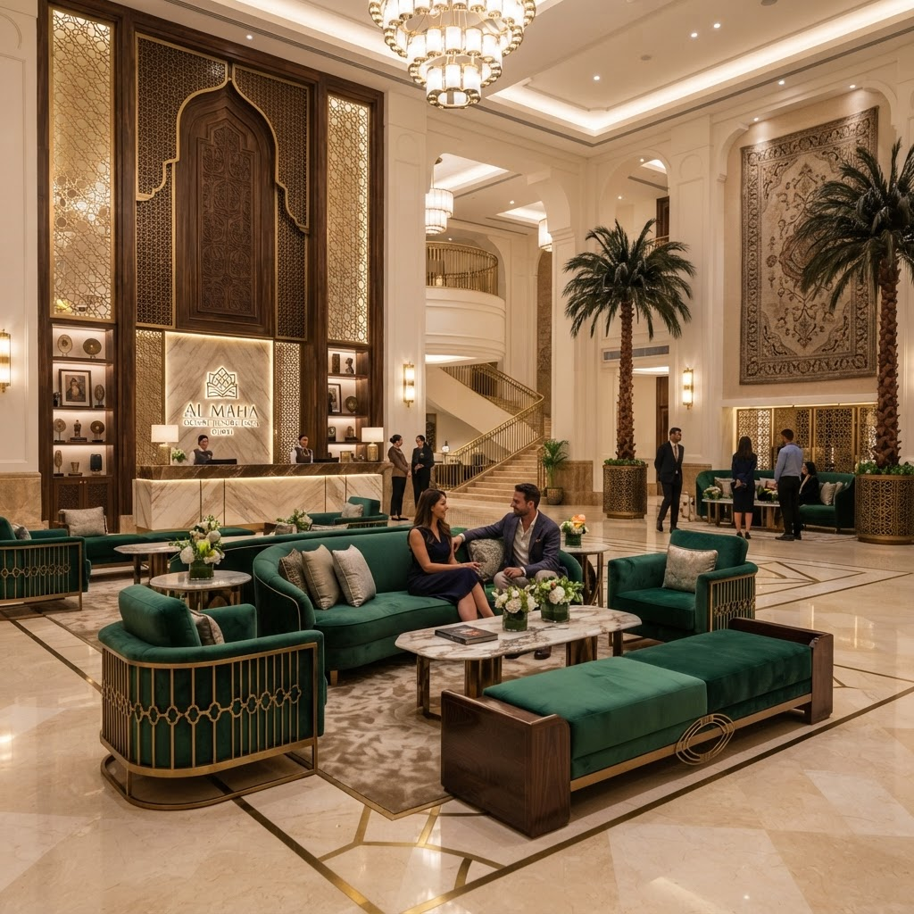 Dubai Marina Hotel Lobby